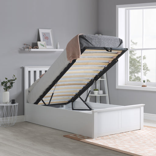 Birlea Phoenix Single Ottoman Bed White