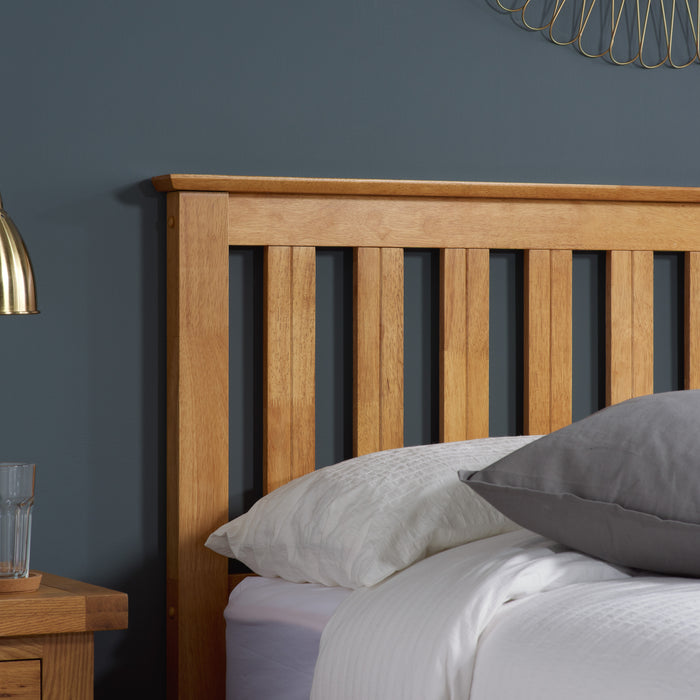 Birlea Phoenix King Ottoman Bed Oak