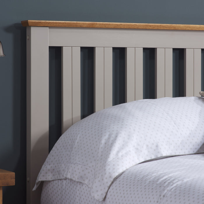 Birlea Phoenix Double Ottoman Bed Pearl Grey