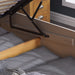 Birlea Phoenix Single Ottoman Bed Pearl Grey