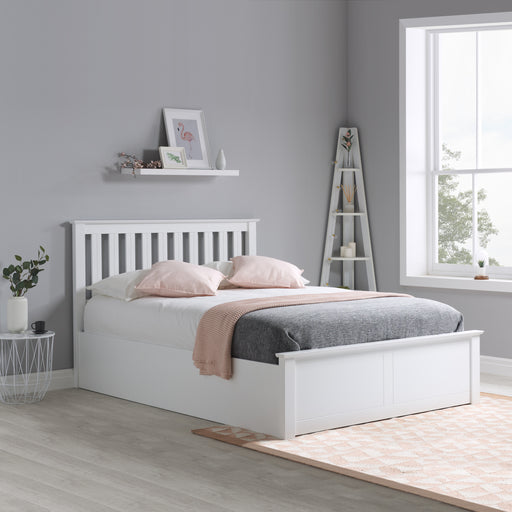 Birlea Phoenix Small Double Ottoman Bed White
