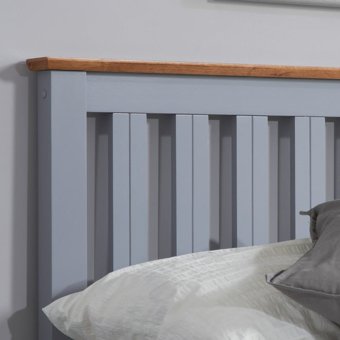 Birlea Phoenix Single Ottoman Bed Stone Grey
