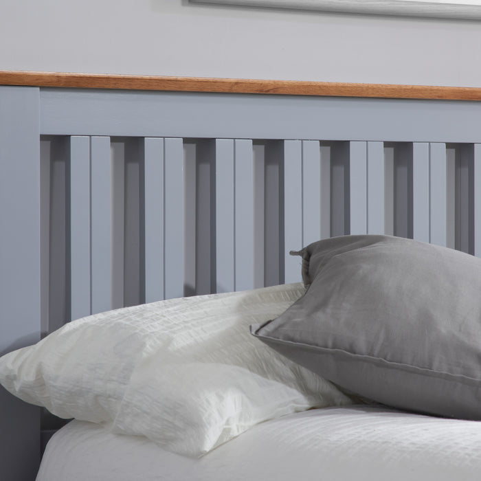 Birlea Phoenix King Ottoman Bed Stone Grey