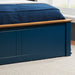 Birlea Phoenix Double Ottoman Bed Navy Blue