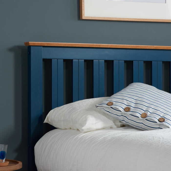 Birlea Phoenix King Ottoman Bed Navy Blue