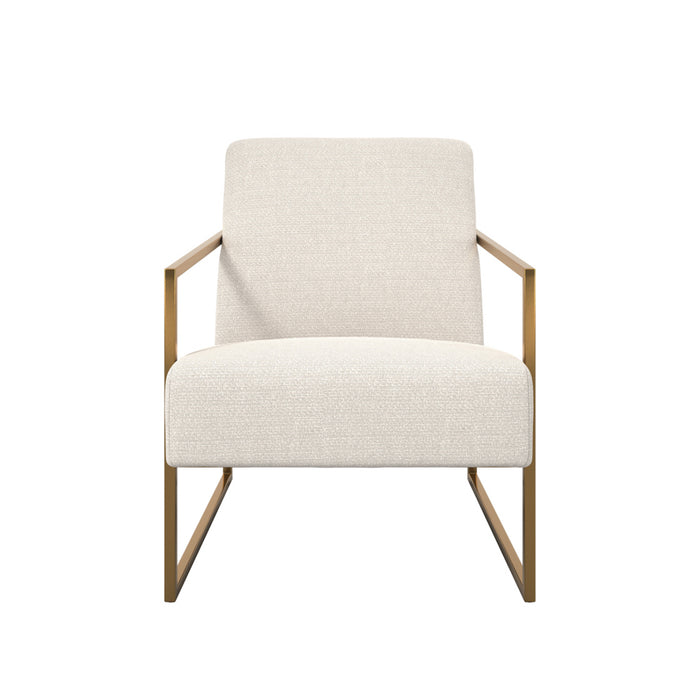 Ritz Beige and Gold Chair