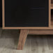 Birlea Shard TV Unit Walnut & Black