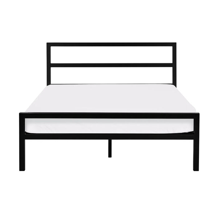 Soto Metal Bed 135cm - Satin Black