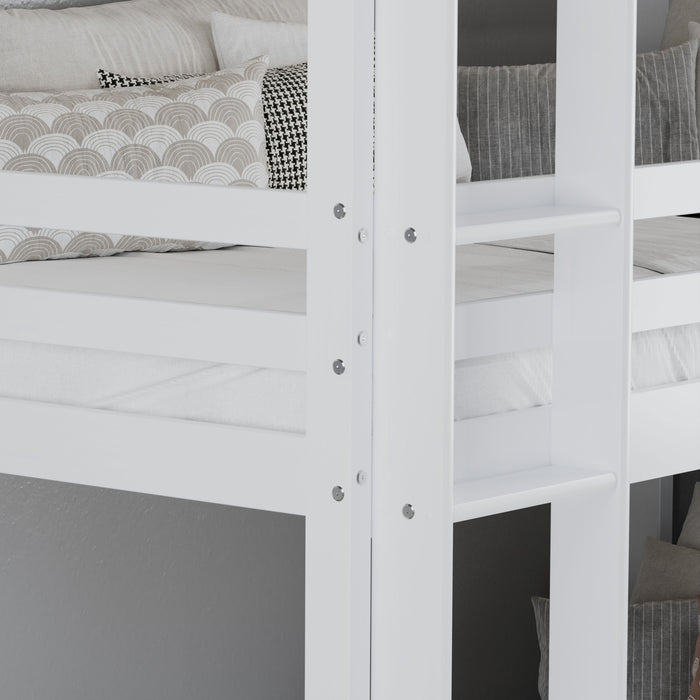 Birlea Tressa Triple Bunk Bed White
