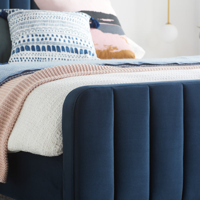 Birlea Double Unbranded Bed Midnight Blue