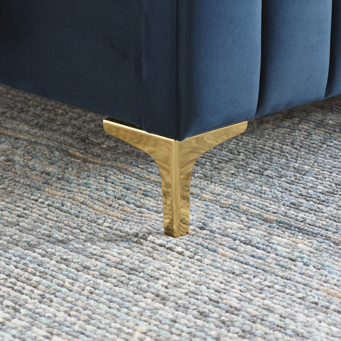 Birlea Double Unbranded Bed Midnight Blue