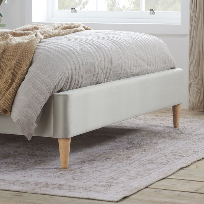 Birlea Double Unbranded Bed Warm Stone