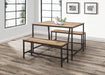 Birlea Urban Dining Table & Bench Set