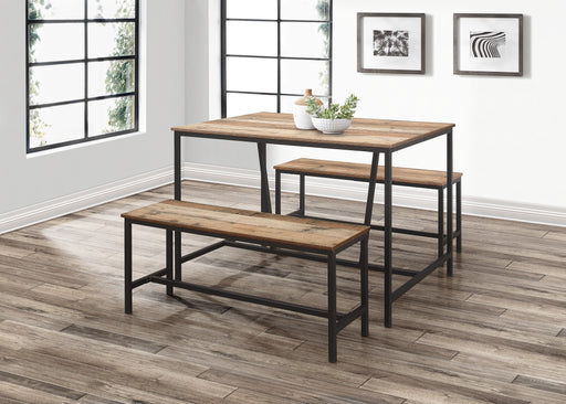 Birlea Urban Dining Table & Bench Set