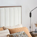 Birlea King Unbranded Bed White Boucle
