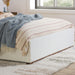 Birlea King Unbranded Bed White Boucle