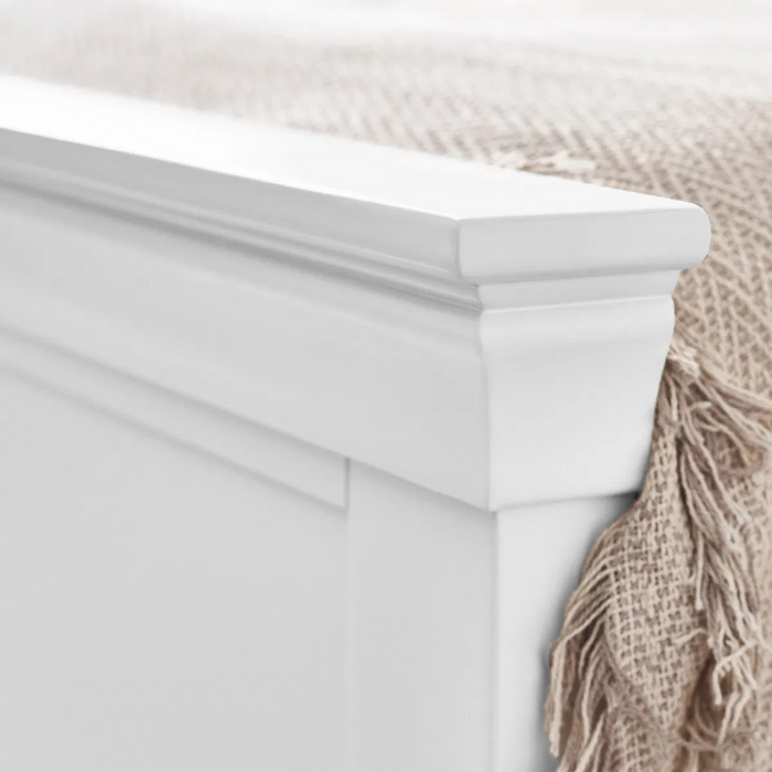 CLERMONT 135CM DOUBLE BED - LIGHT GREY