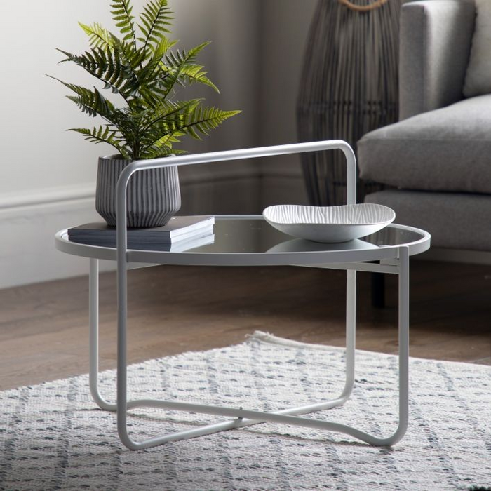 Fawley White Round Coffee Table