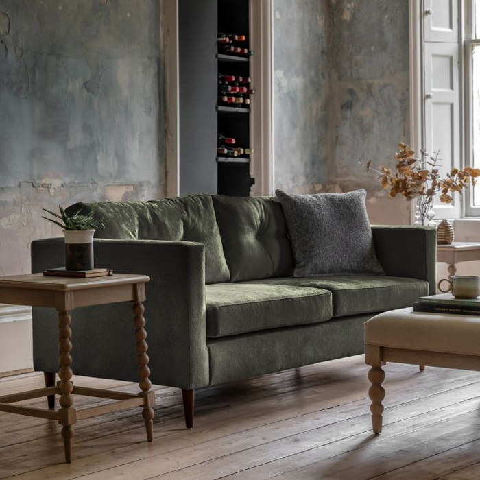 Whitwell 3 Seater Fabric Sofa