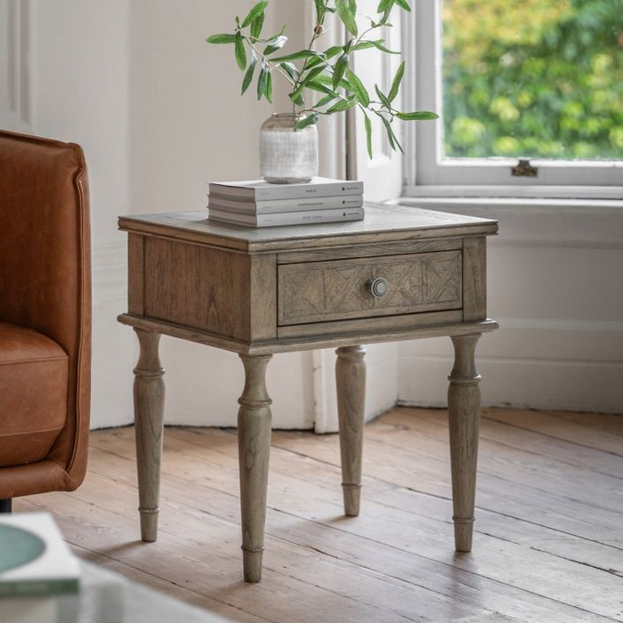 Mustique 1 Drawer Side Table