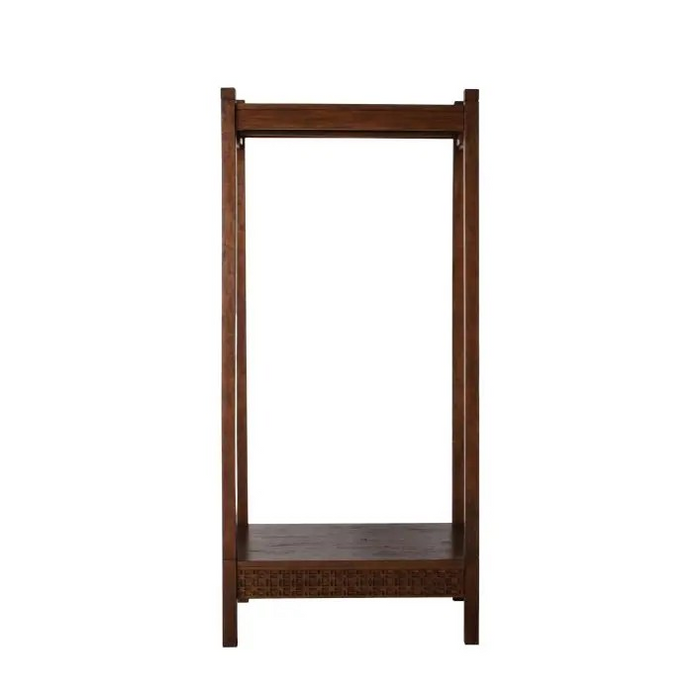 Boho Wood Open Wardrobe