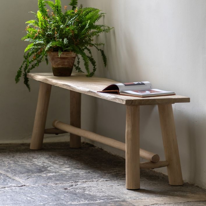 Alberta Bench Natural Rustic Large