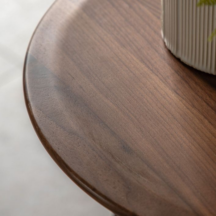 Madrid Oak Round Side Table