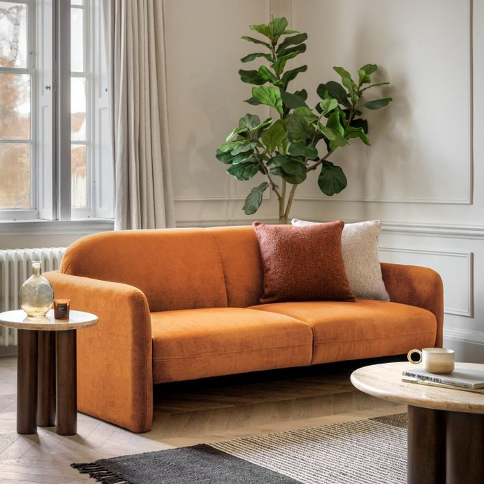 Massa Fabric 3 Seater Sofa