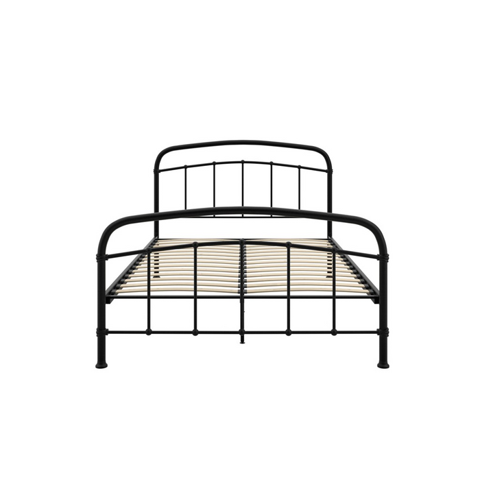 Halston Black Single Bed