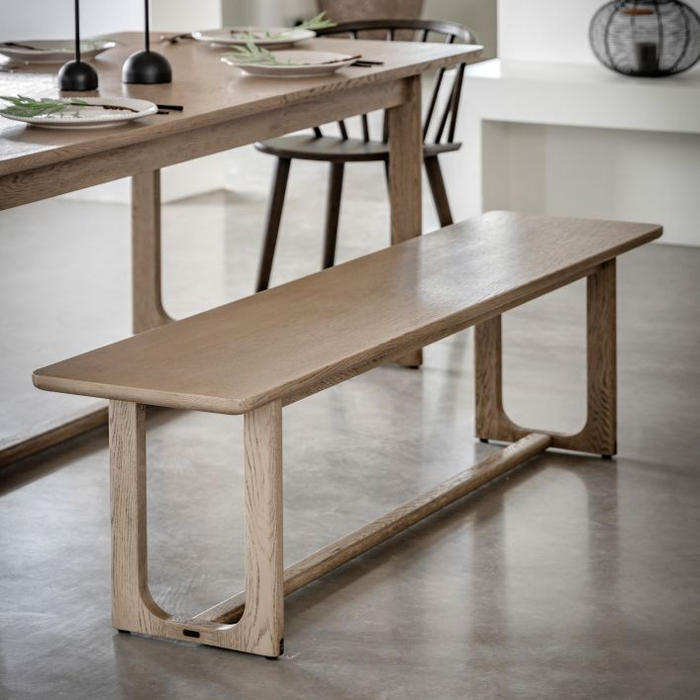 Craft Dining Bench - Comes in Natural and Smoked Options