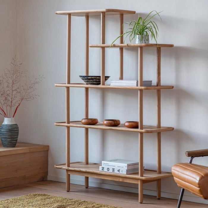 Kingham Grey Oak Open Display Unit