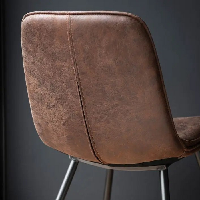 Newton Chair Brown (2pk)