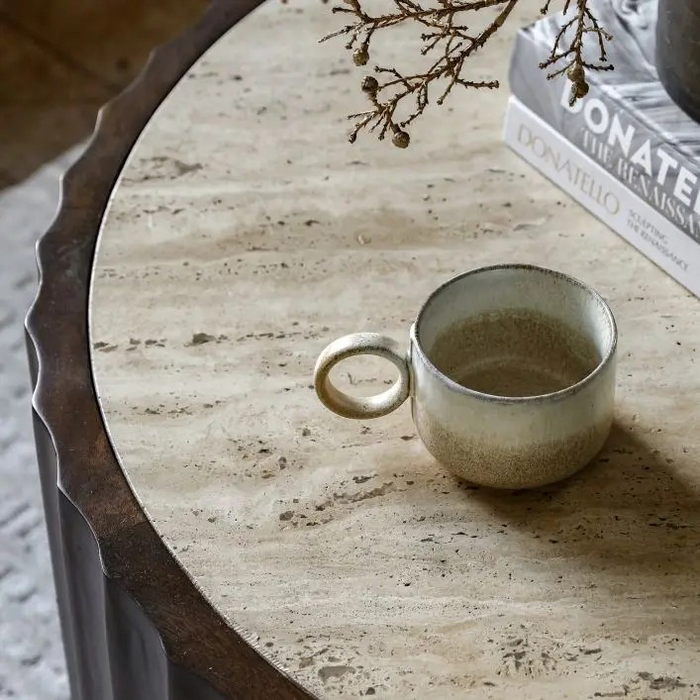 Cascia Mango Wood 90cm Round Coffee Table