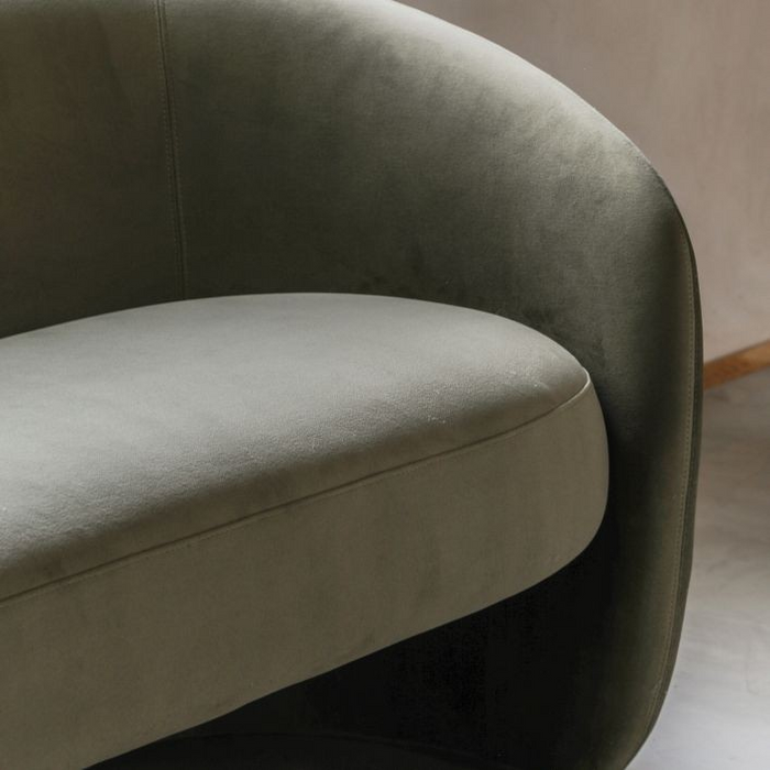 Curvo Fabric 2 Seater Sofa