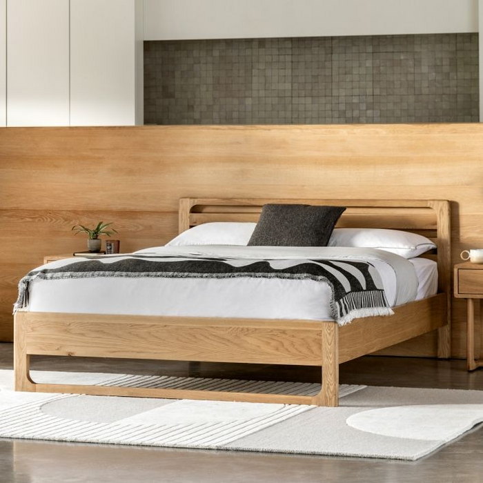 Craft King Bed Natural
