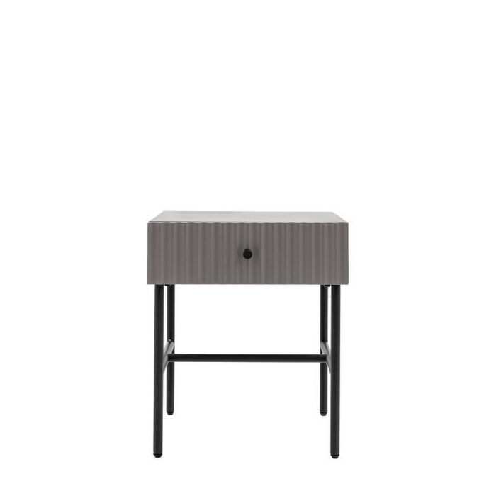 Buckhurst 1 Drawer Bedside Cabinet - Comes in White, Grey and Blue Options