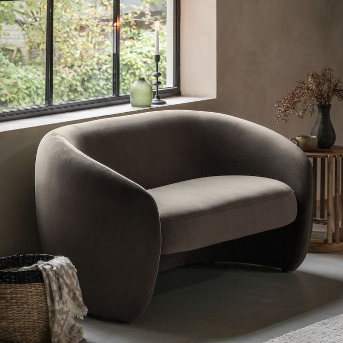 Curvo Fabric 2 Seater Sofa