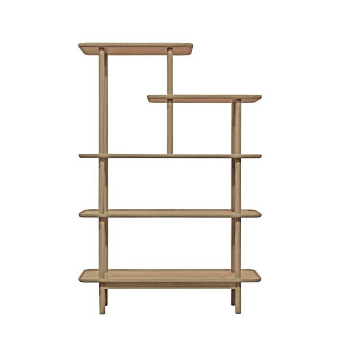 Kingham Grey Oak Open Display Unit