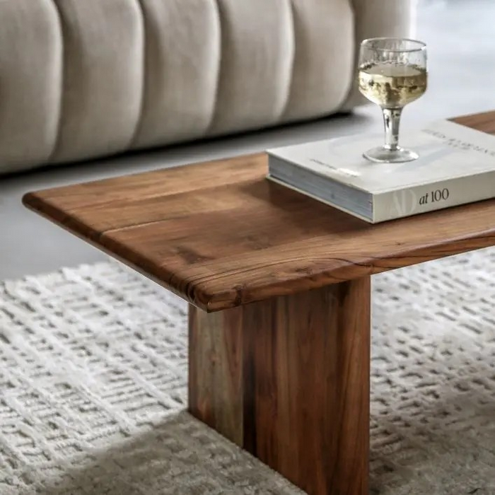 Borden Acacia Wood 150cm Coffee Table