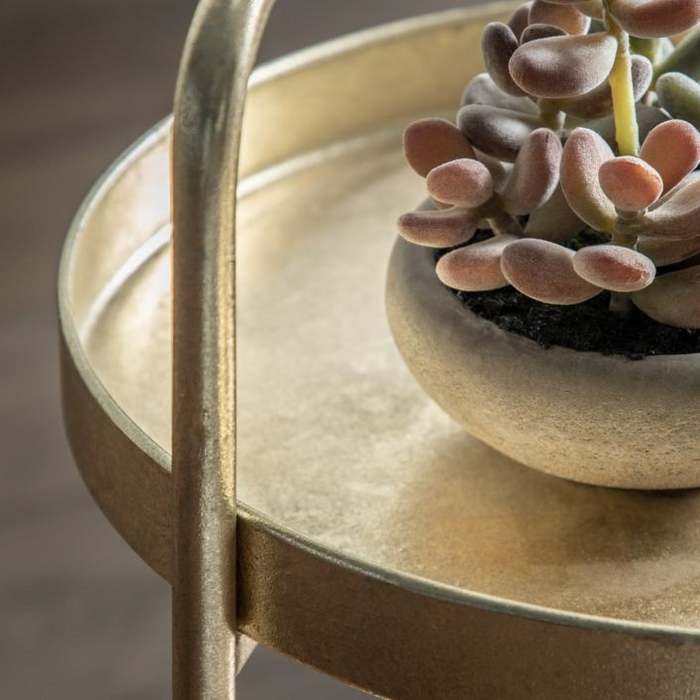 Sennen Metal Round Side Table