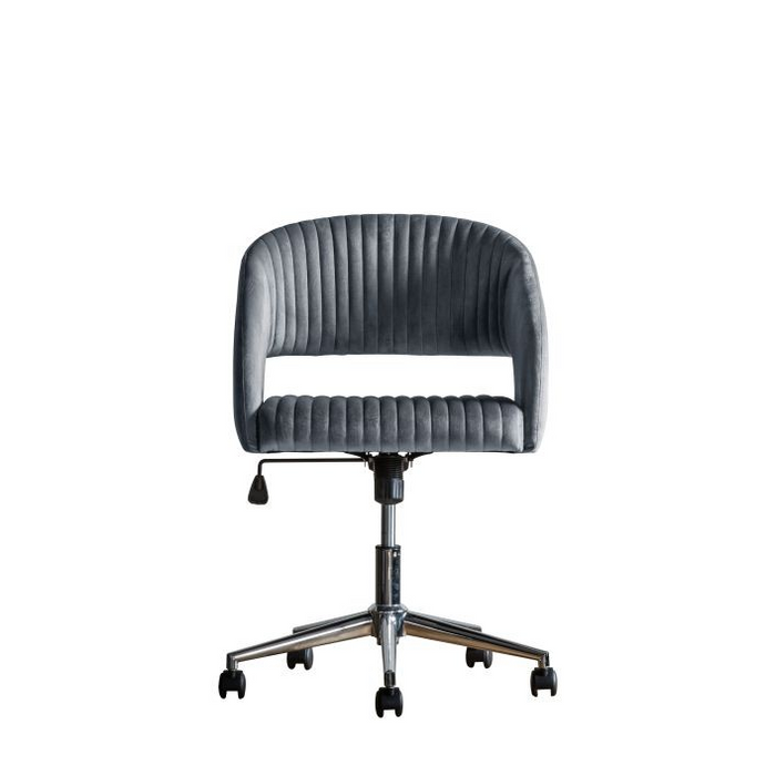 Murray Pink Velvet Swivel Chair
