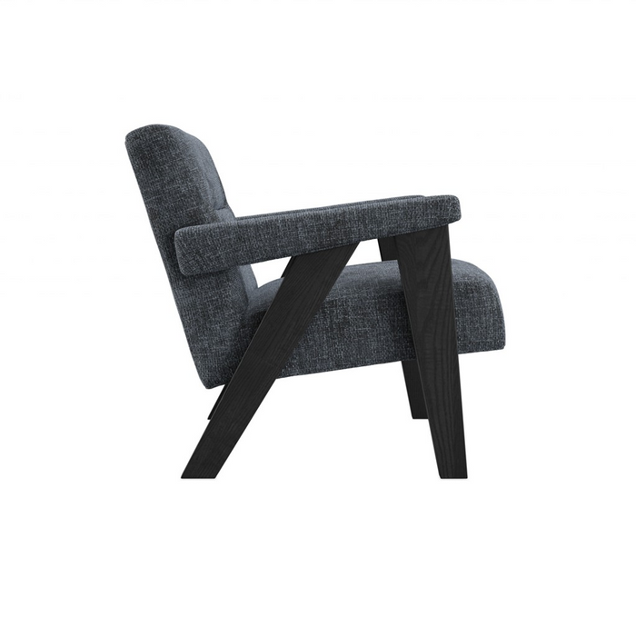Abel Coal and Black Chair