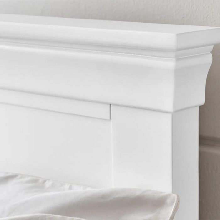CLERMONT 135CM DOUBLE BED - LIGHT GREY