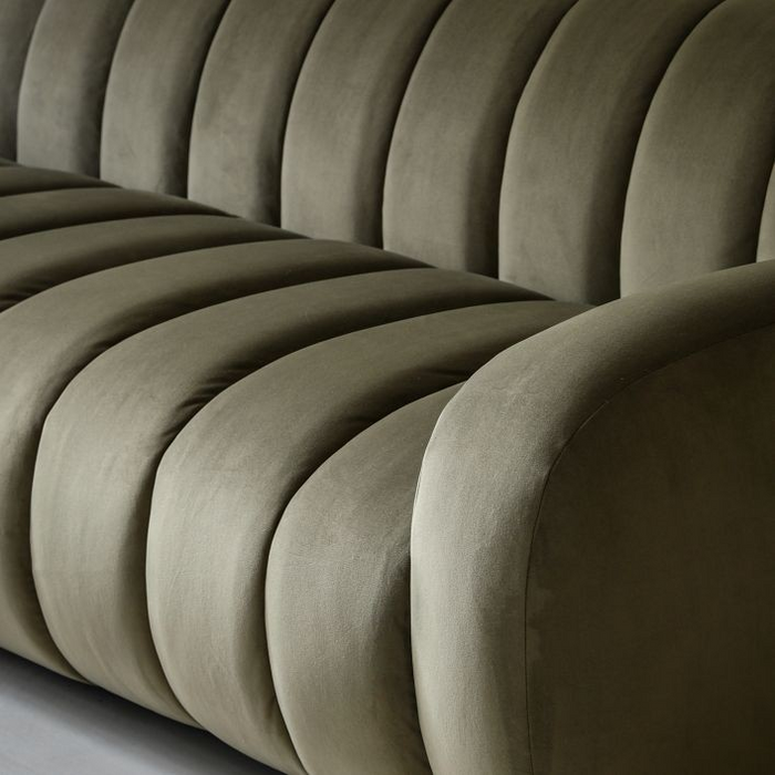 Coste Fabric 3 Seater Sofa