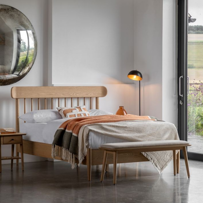 Hatfield Spindle Bed Natural